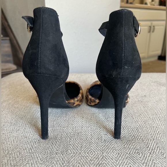 Apt. 9 Confection D’Orsay Leopard Print High Heels size 6 - Picture 4 of 11